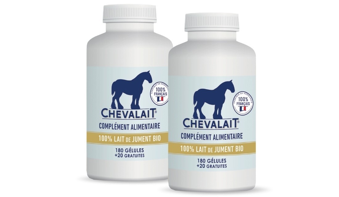 Pachet 2 flacoane Lapte de iapa Chevalait x 200 capsule = 400 capsule