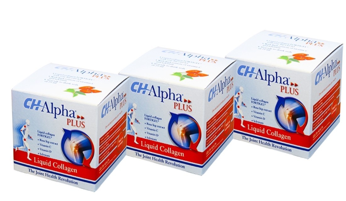 Pachet 3 Cutii CH Alpha Plus - Colagen lichid = 90 fiole de uz oral