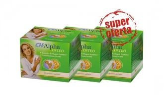 3 cutii CH Alpha Osteo - Peptide Bioactive de Colagen