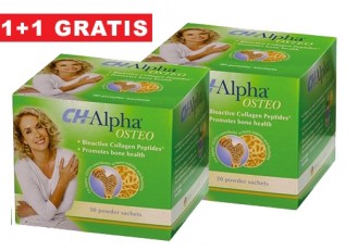 CH-Alpha Osteo Colagen 30 pliculete 1+1 Gratis
